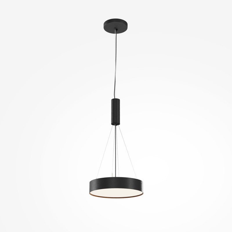 Светильник 30 см, 36W, 4000K, Maytoni Zon C032CL-36W4K-RD-B, черный