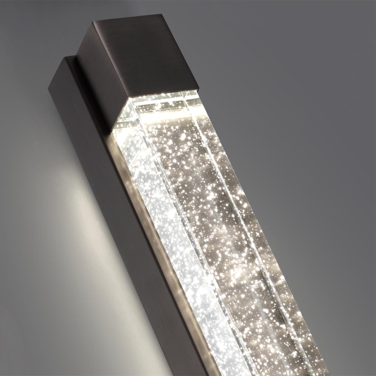 Бра 5,9*5,5*56 см, 1 LED*12W, 3000 К, Odeon Light Mirada, черный 6680/12WL