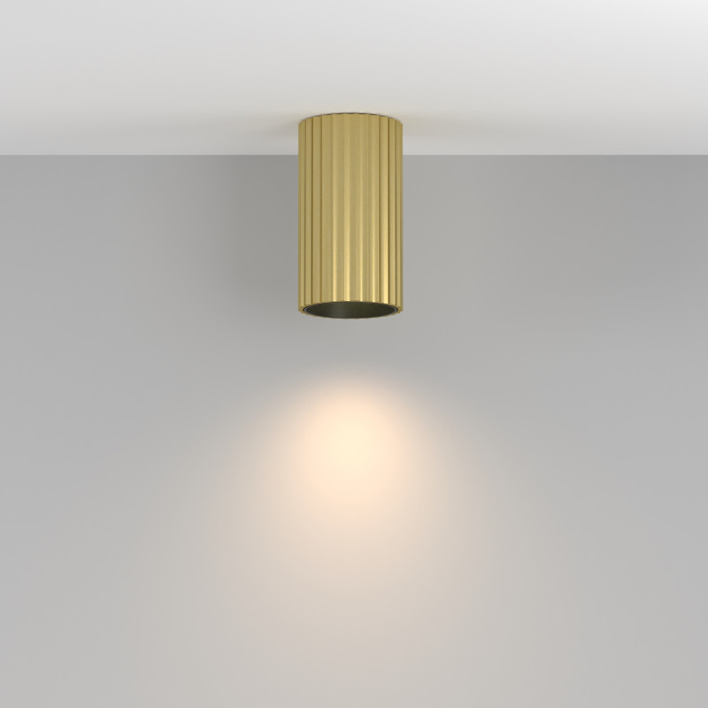 Накладной светильник 6 см, Maytoni Calipso C106CL-01-GU10-BS, латунь