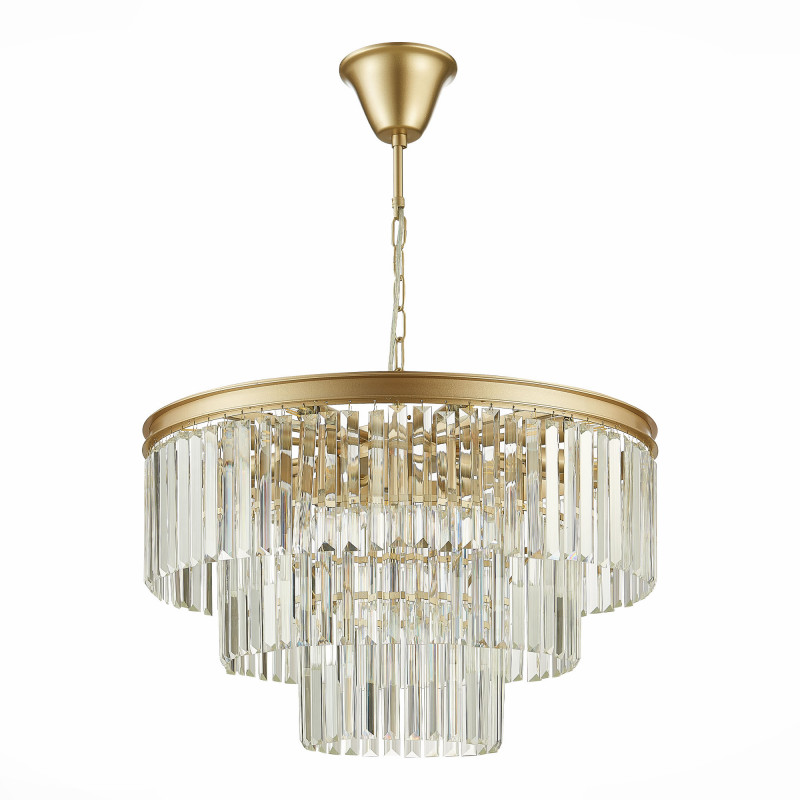 Люстра подвесная 60 см, ST LUCE ERCOLANO SL1624.203.12 шампань