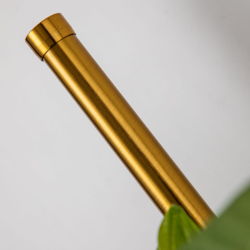 Бра Favourite Greenery 4050-2W, D210*W120*H800, светильник с подставкой для кашпо, золотой латуни, рассеиватель из белого акрила, кашпо входит в комплект