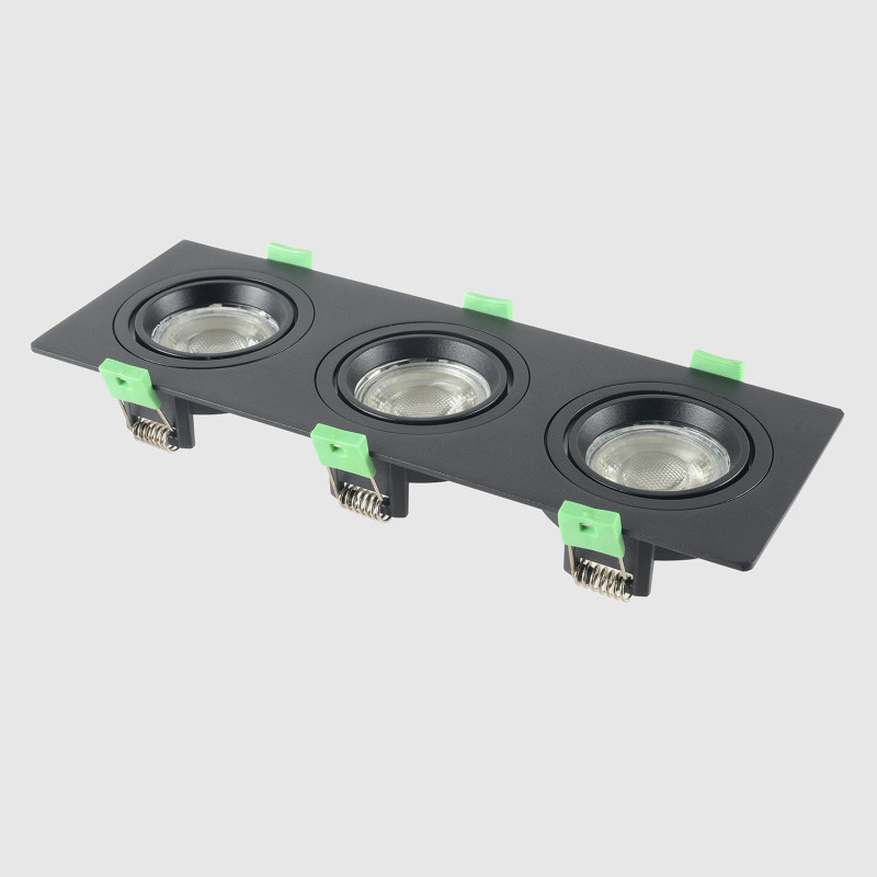 Встраиваемый светильник 26 см, Crystal Lux CLT 002C3 BL V2, черный