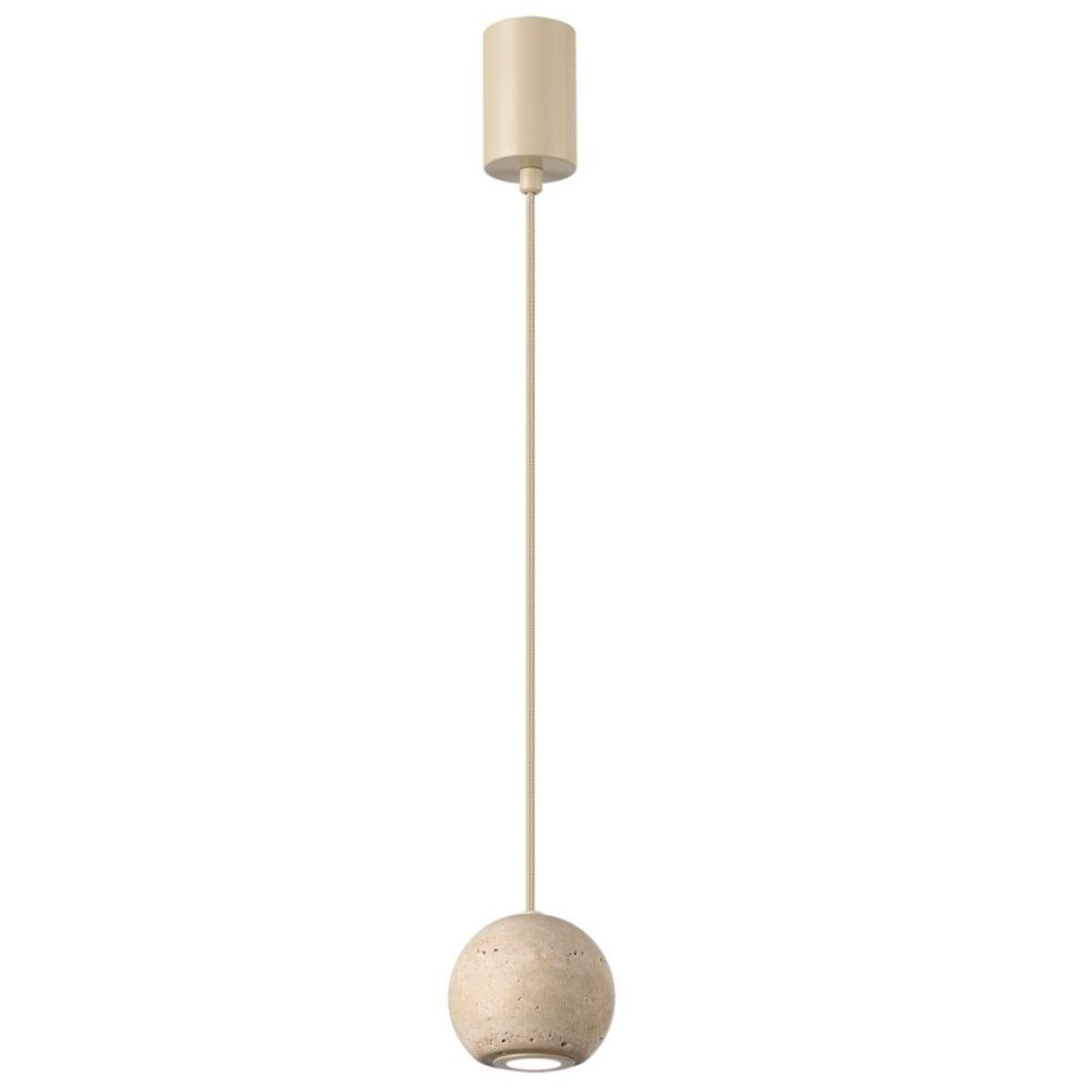 Подвесной светильник 7 см, 5W, 3000K, Odeon Light Hightech Dex 6625/5L, камень