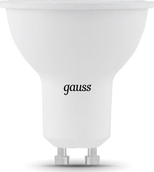 101506107 Лампа Gauss MR16 7W 600lm 3000K GU10 LED 1/10/100