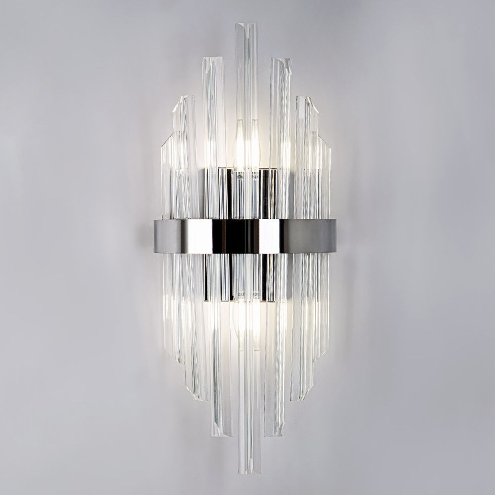 Бра 22*13*52 см, Е14 2x40W, Хром MODELUX ML.505.02 CR