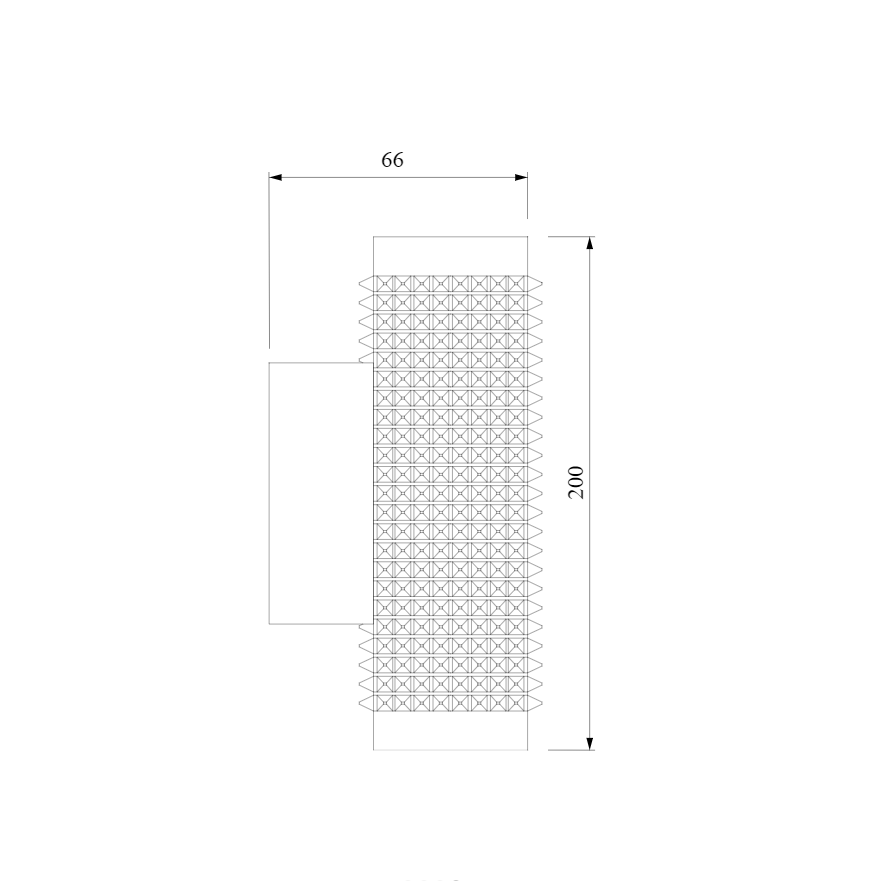 Настенный светильник Spike GU10 SW MRL 1014 серебро Elektrostandard