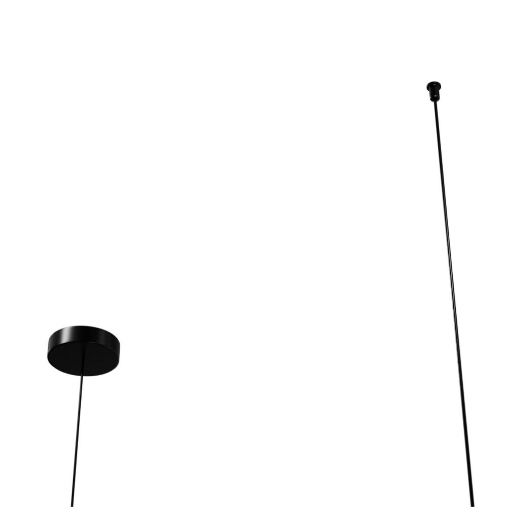 Светильник подвесной 86*15-150 см, 5*LED*8W, 3000-6000K, Lightera Lavish LE162L-5W WIFI, Черный