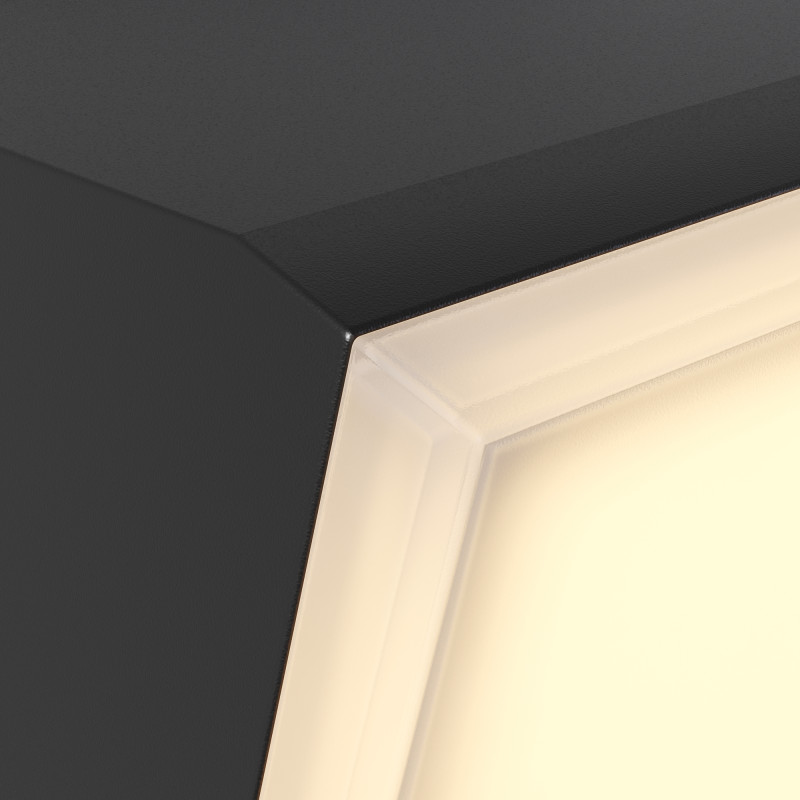 Светильник настенный 9*7*18 см, LED, 10W, 3000К, Maytoni Brick O436WL-L10GF3K1 серый