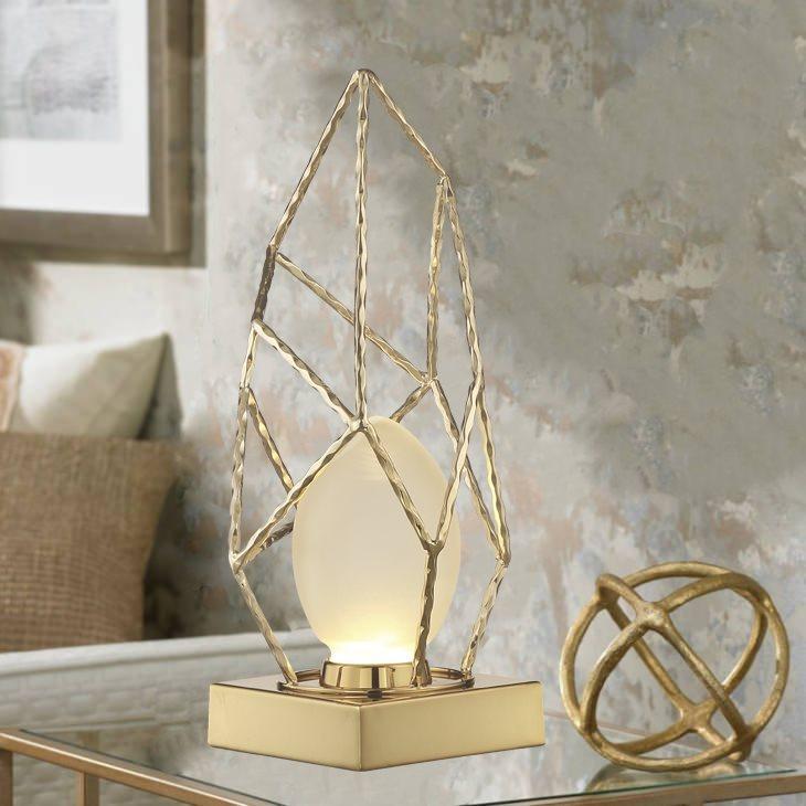 Настольная лампа *22,4*41 см, 1*LED*5W, K, Lucia Tucci Naomi NAOMI T4750.1 gold, золотой