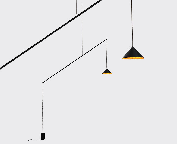 Подвесной светильник 19,6*250 см, ITALLINE  IT03-1429 black/orange
