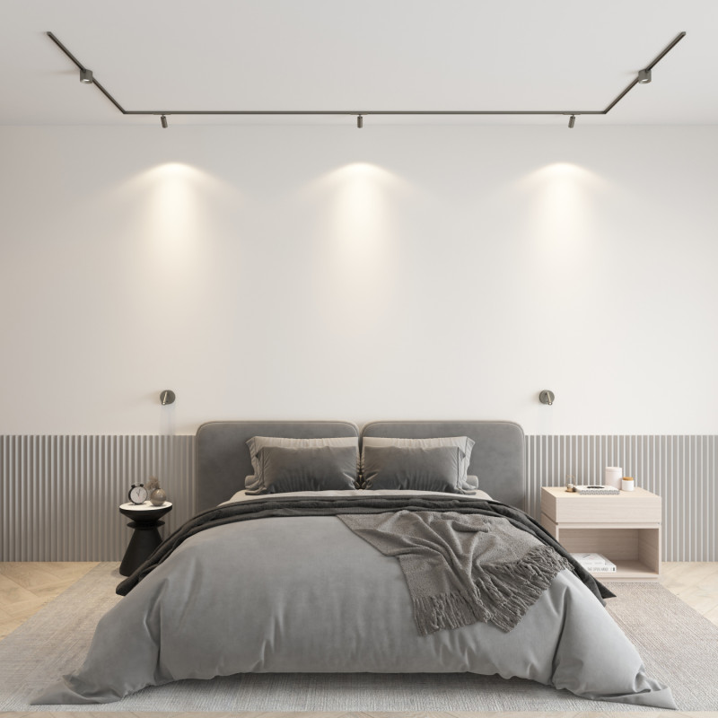 Светильник на шине 4,5*10 см, 10W, 3000К, Denkirs SHINE SPOT DK5741-DN никель
