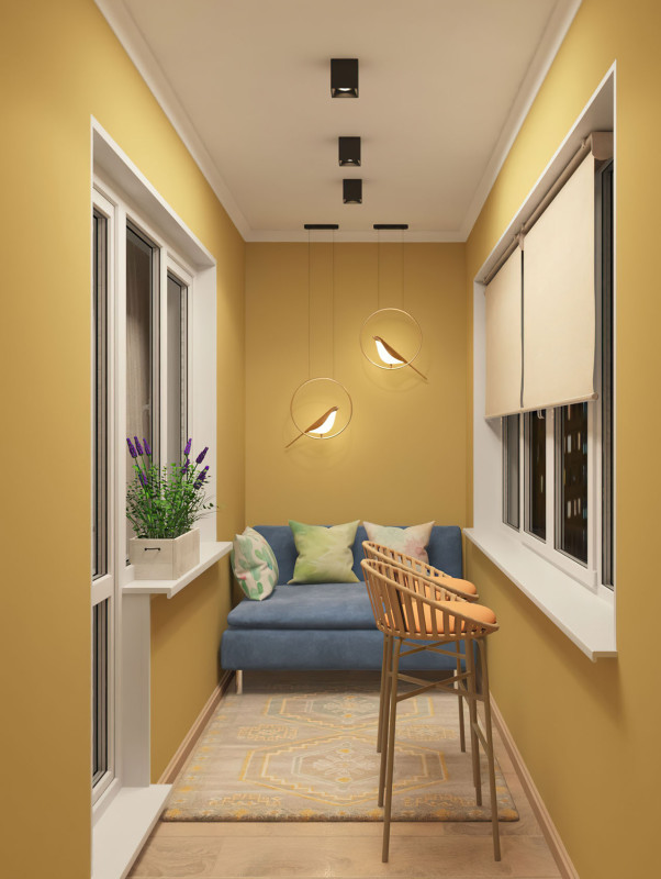 Светодиодный светильник с птичкой 40 см, 10W, 4000K, Divinare Summer 1188/01 SP-9, золото