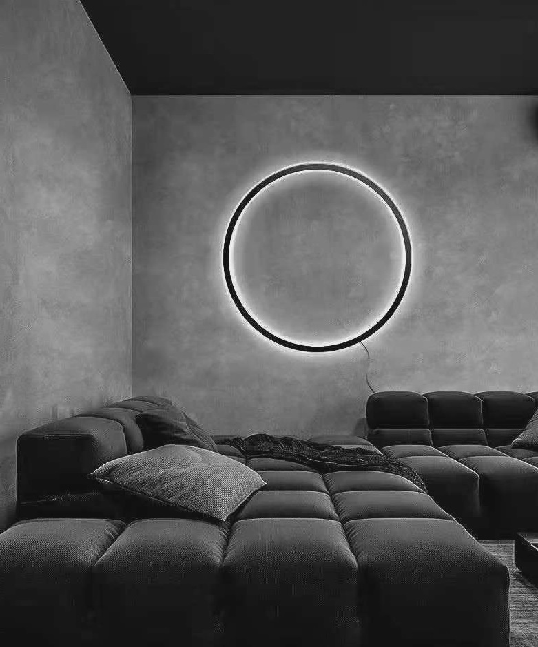 Светильник ElegantLight DZN-11112 ЧЕРНЫЙ D600/H60/1/LED/15W/2800-6500K без ПДУ GUARD-LUX 23-12