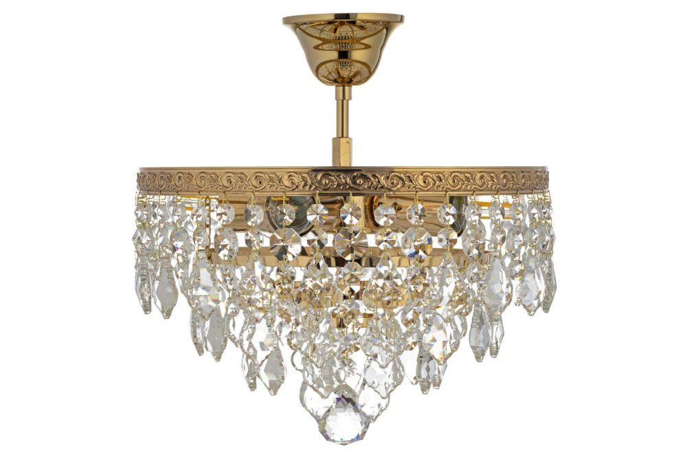 Люстра потолочная *30*31 см, 4*E27*60W, Arti Lampadari Castellana Gold Castellana E 1.3.30.602 G, Золото