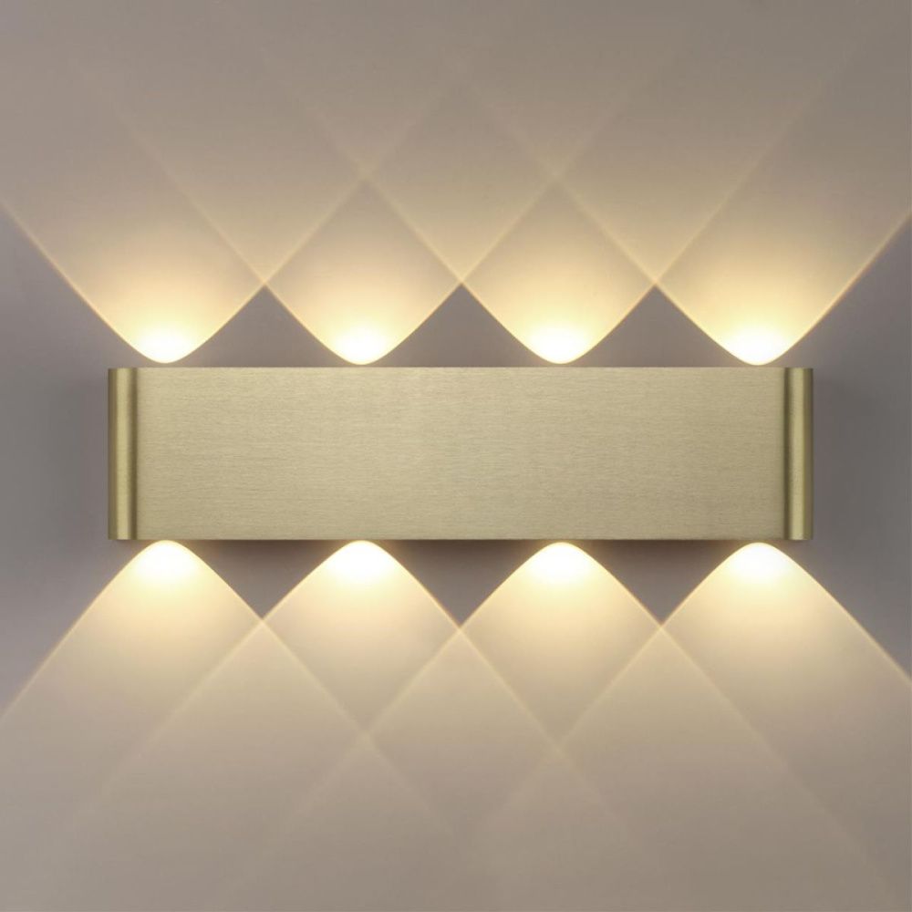 Настенный светильник 46 см, 8W, 3000K, Odeon Light Hightech Magnum 7107/8WL, бронза