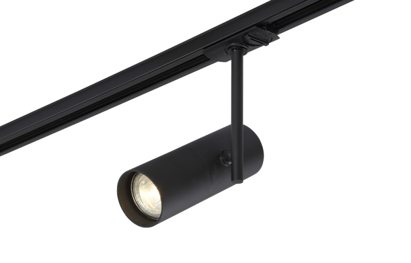 Трековый светильник однофазный 6 см Crystal Lux CLT 0.31 011 BL Черный