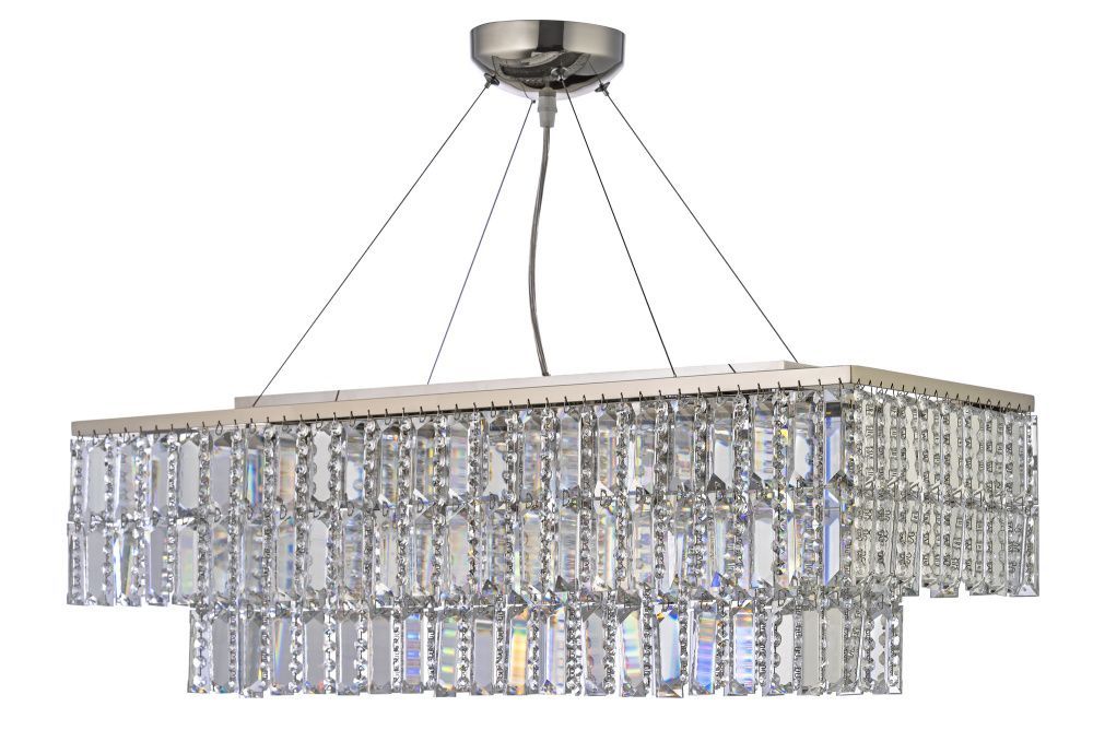 Люстра подвесная **20 см, 8*G9*40W, Arti Lampadari Milano Milano E 1.5.70x25.101 NT, Никель