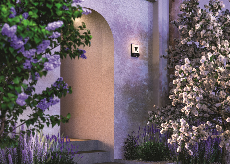 Светильник настенный 16,1*5,9*21,1 см, LED, 9W, 3000К, Maytoni Row O448WL-L9GF3KSR серый