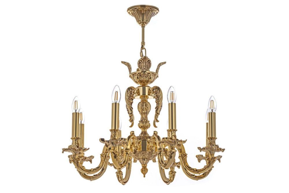 Люстра *67*45 см, 8*E14*40W, Dio D`arte Vivaro Vivaro E 1.1.8 CG, Золото