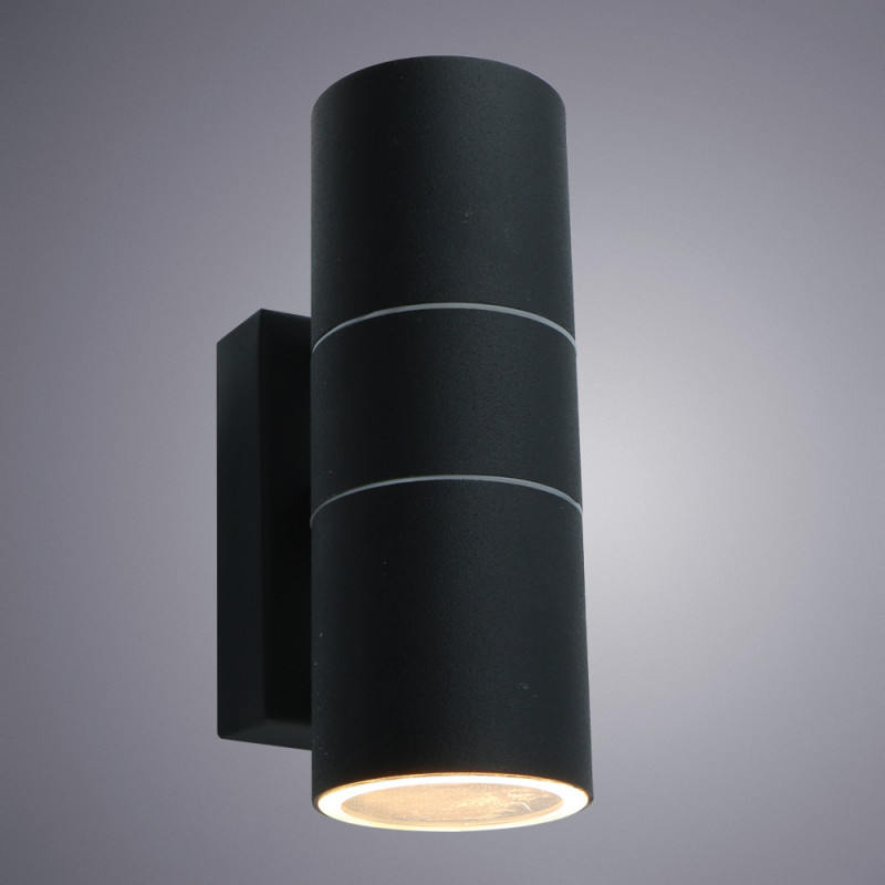 Уличный настенный светильник Arte Lamp Sonaglio A3302AL-2BK, черный