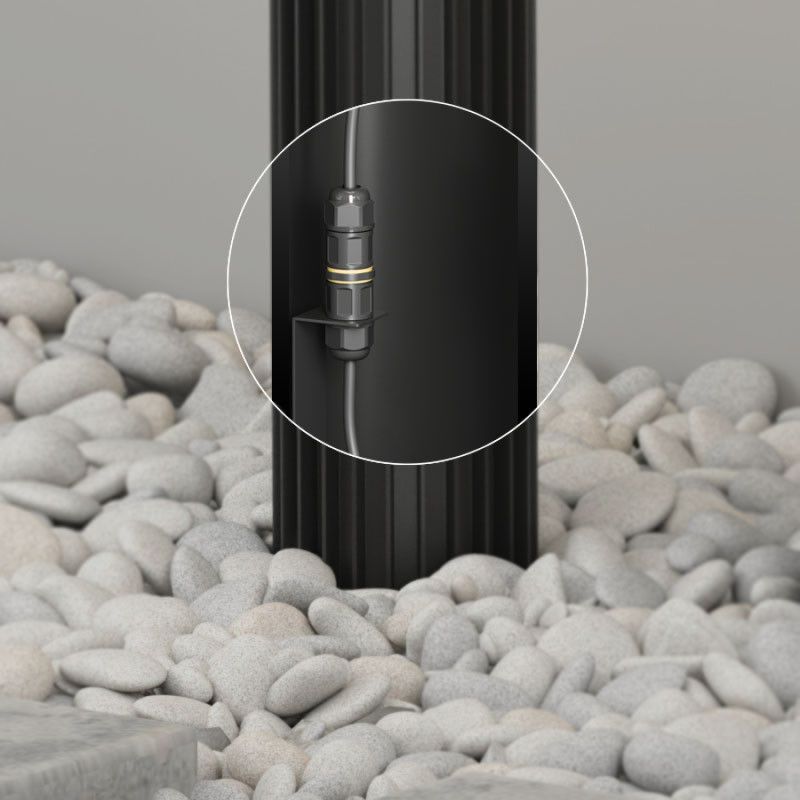 Садово-парковый светильник *11*80- см, 1*E27*18W, Denkirs FARSUN DK9728-BK, черный алюминий