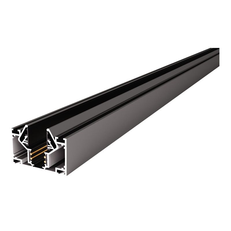 Шинопровод 300*6*4,7 см, ST-Luce Track Black magnet SKYLINE 48 в натяжной потолок ST1047.439.02, черный