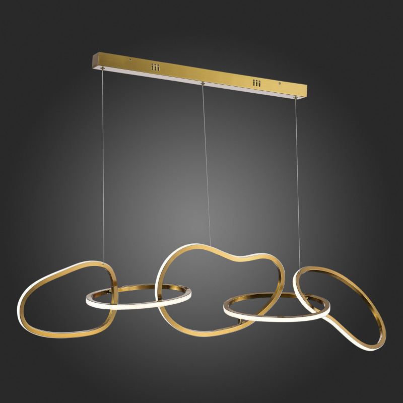 Светильник 120 см, 45W, 4000K ST LUCE ABRA SL6505.203.45 Золотистый