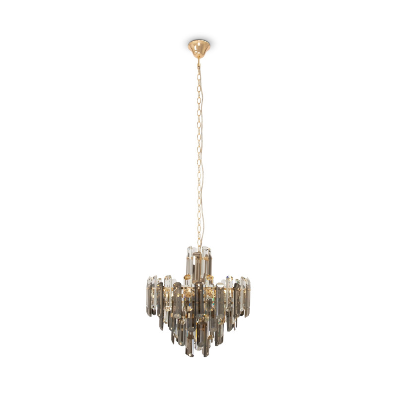 Подвесной светильник Maytoni Diamant Crystal Flare DIA200PL-06G, диаметр 49 см, золото