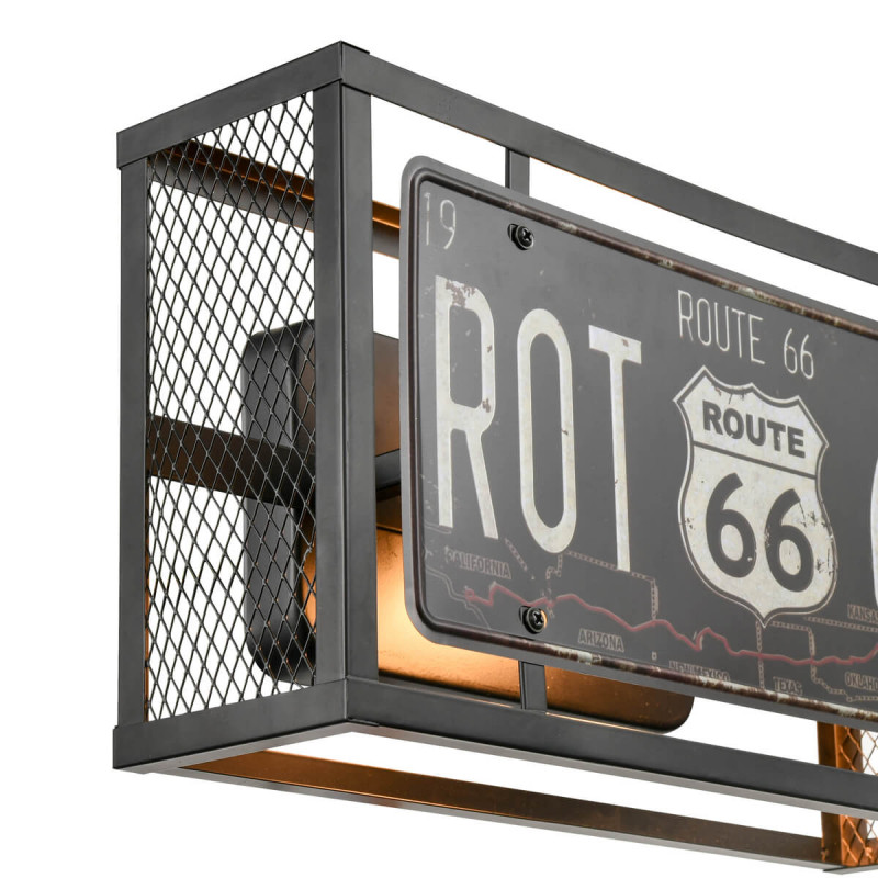 Бра 12*35*20 см, 1*E27 черный Vele Luce Boom VL6372W21