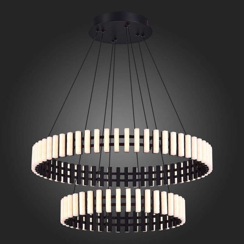 Люстра подвесная 60 см, 65W 3000K ST LUCE ESTENSE SL6203.403.65 Черный