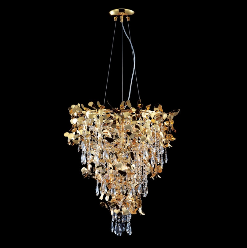 Люстра 66 см, Crystal Lux ROMEO SP10 GOLD D600 Золотой
