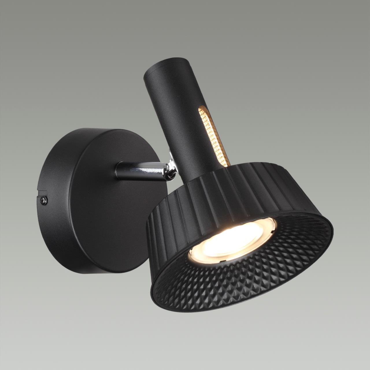 Бра LED 10 W, 3000К Черный Odeon Light Hightech 6643/7WL IP20