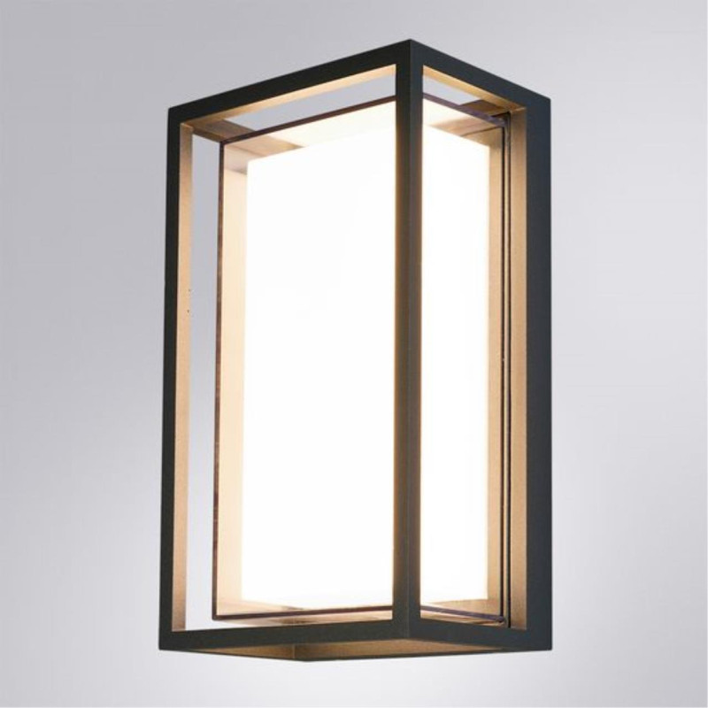 Настенный светильник 15*10*24 см, 1*LED*12W 4000K Arte Lamp Menkar A1332AL-1BK черный