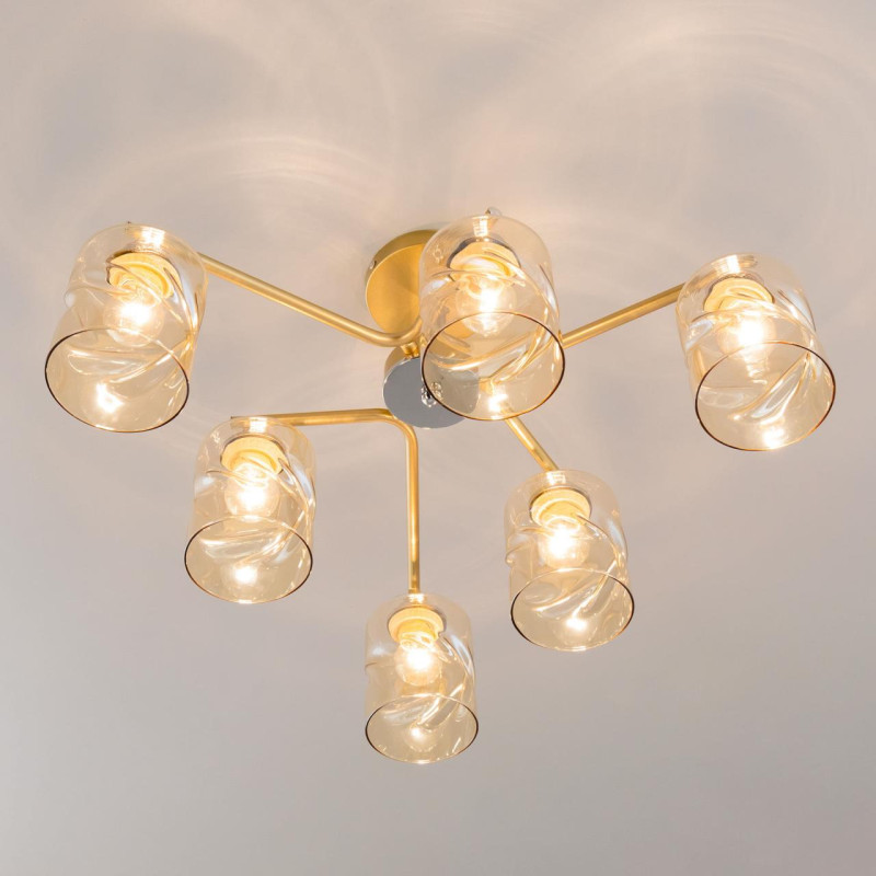 Люстра 62 см Citilux Клод CL137162 золото