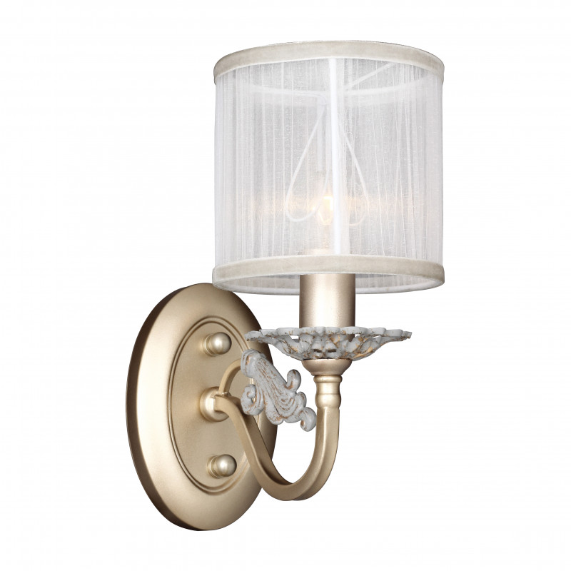 Бра Favourite Seraphima 2307-1W, D225*W120*H260, перламутровое золото и светло-серый