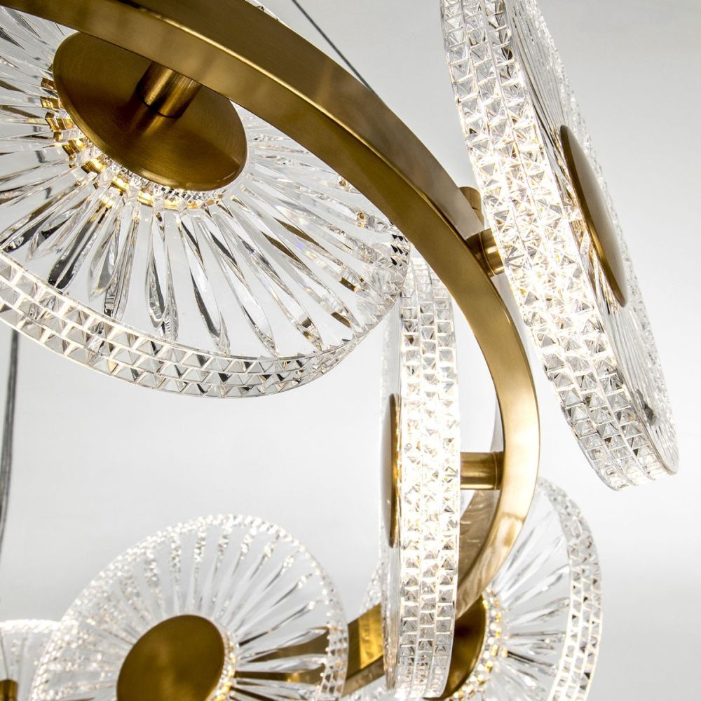 Подвесная люстра *63*150 см, LED 144W, 3000 / 6000K, Бронза MODESTYLE MS.1831.12 AB