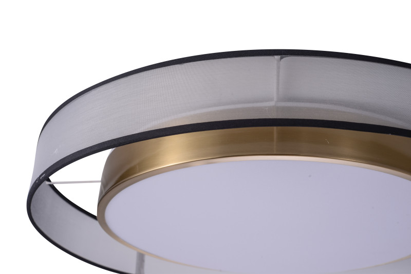 Накладной светильник 55*7 см, LED, 48W, 4000K Zortes Bella ZRS.27510.05, латунный