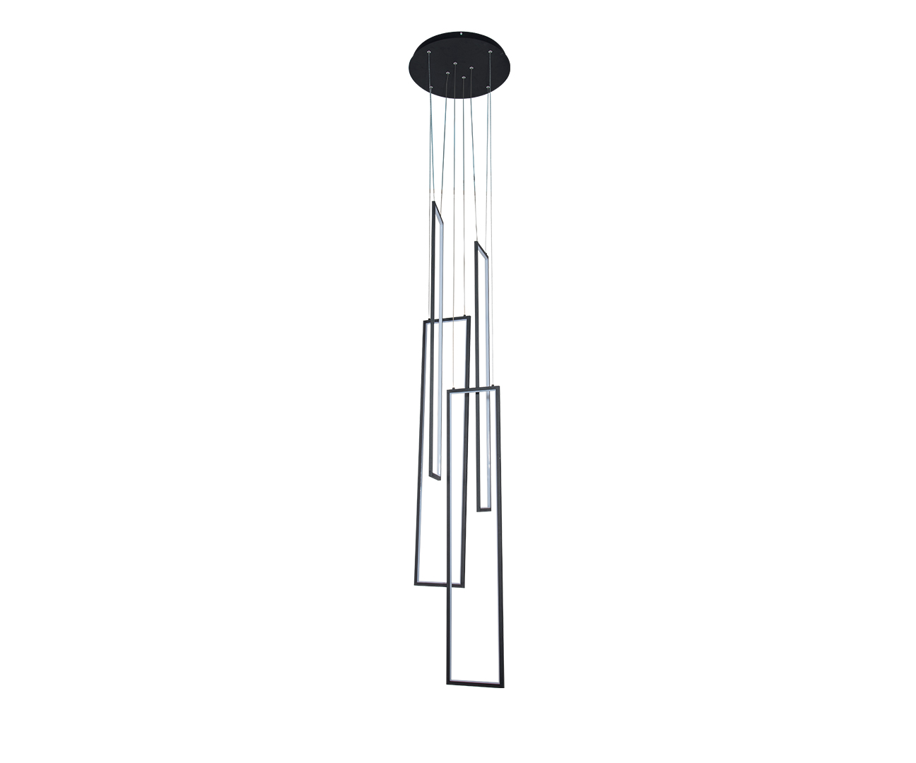 Светильник 40 см, 128W, 4000K, Kink Light 08459-4A,19, черный