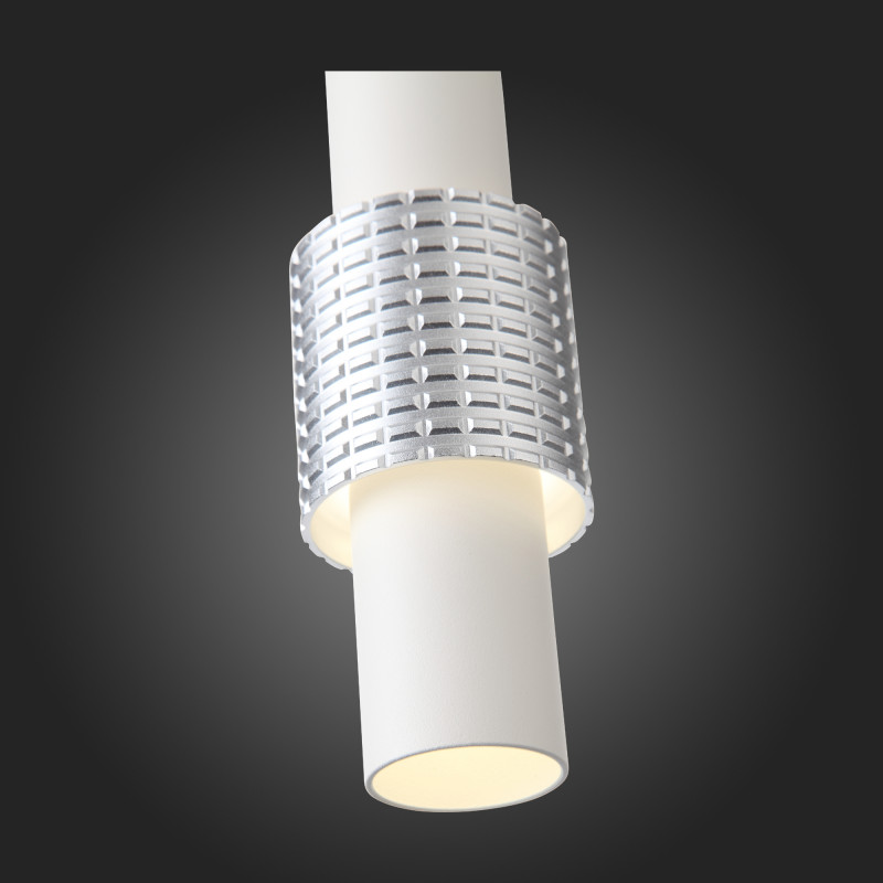 Светильник подвесной 9 см, 6W 3000K ST LUCE BALLITO SL1591.503.01 Белый, Алюминиевый