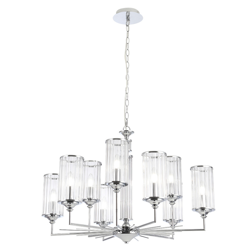Светильник 80 см, Crystal Lux GLORIA SP9 CHROME, хром