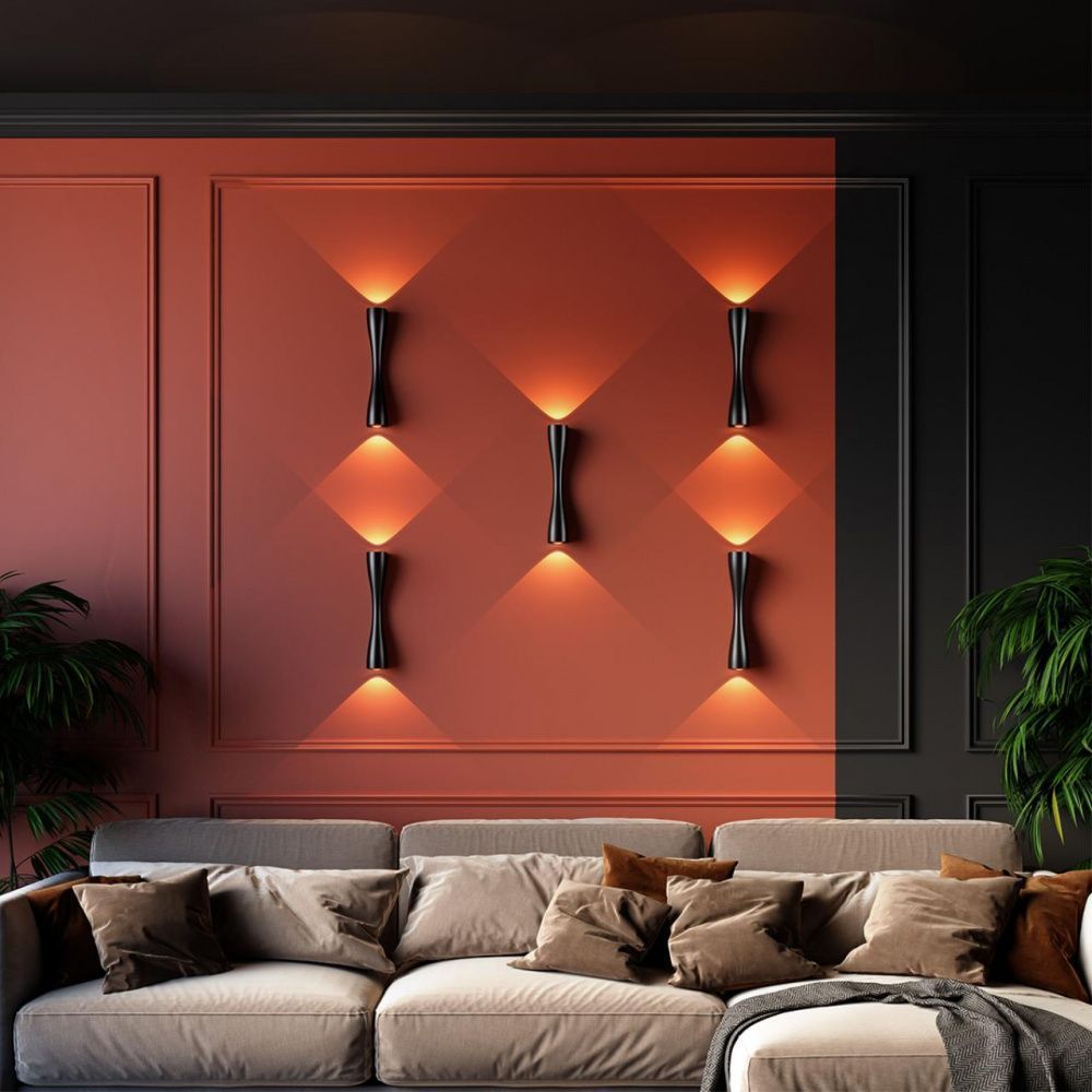 Настенный светодиодный светильник Odeon Light Anika 4291/10WL Черный