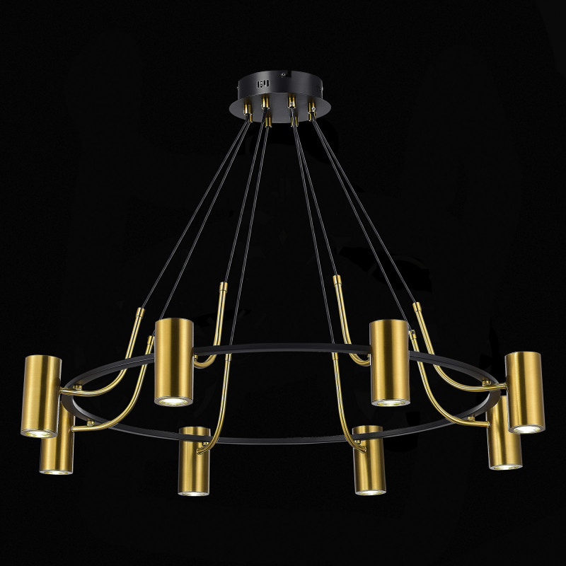 Светильник подвесной 90 см, 4000K, St luce Talia SL1215.403.08 Черный, Латунь