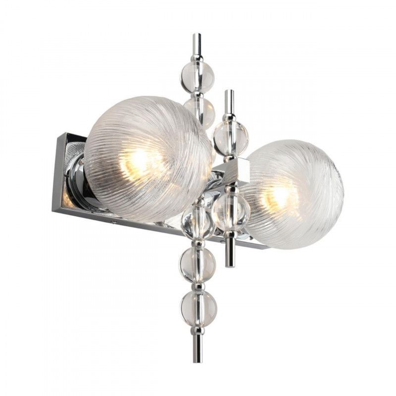 Бра 20*37*46 см, 2*E27, 40W, Aployt MELANI APL.821.01.02, хром