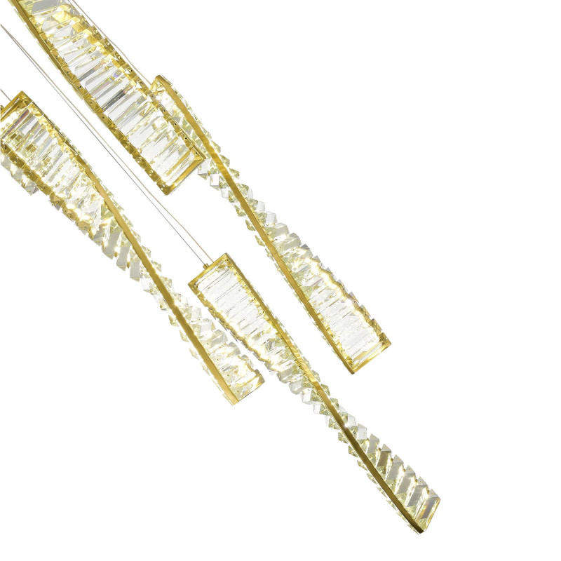 Светильник подвесной 28* см, LED*1*55W, 3000K, St Luce Elica SL6205.303.05, Латунь