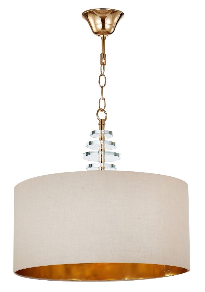 Светильник подвесной 45 см, Crystal Lux ARMANDO SP4 GOLD Золотой