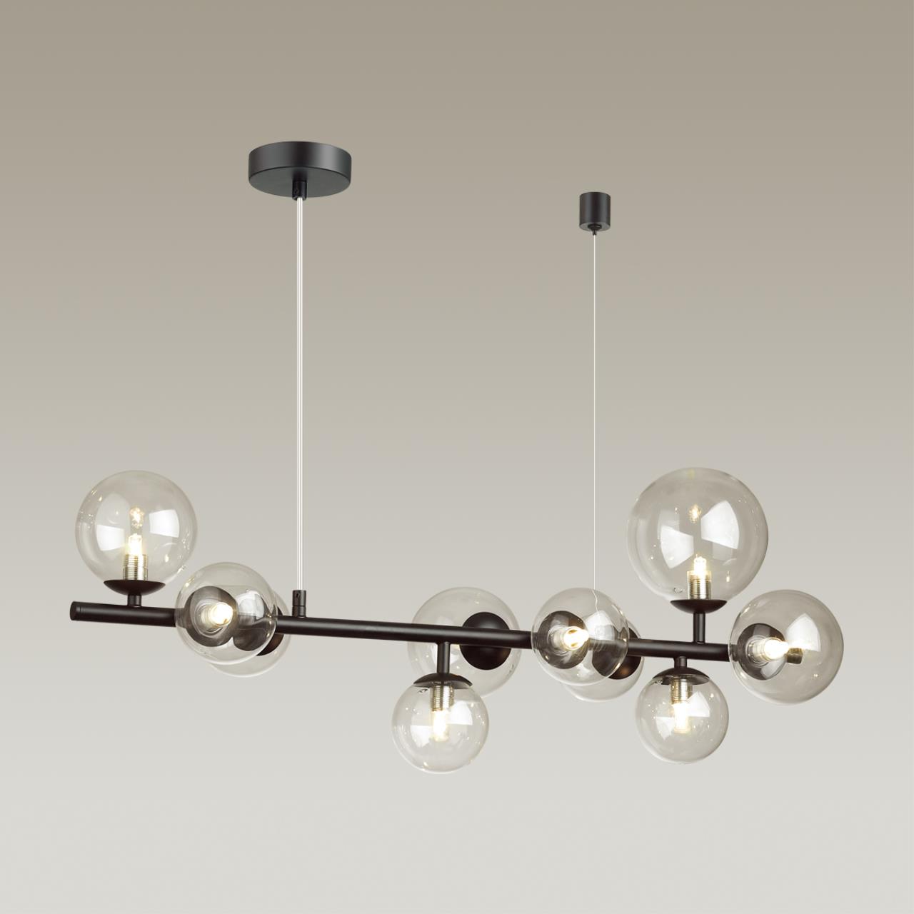 Подвесная люстра 80 см Odeon Light Tovi 4818/10, черный