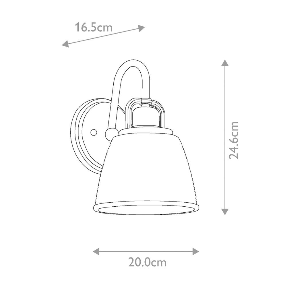 Бра для ванных комнат Quoizel, Арт. QZ-DUBLIN1-PC