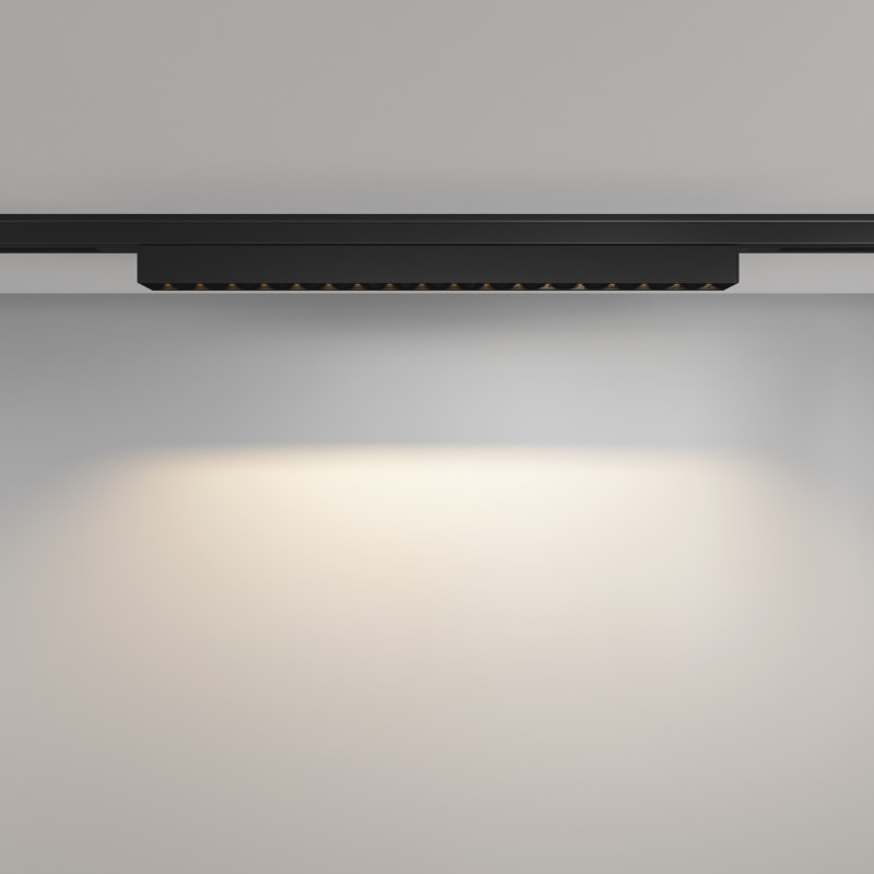 Трековый магнитный светильник 34 см, 15W, 3000K, Maytoni Points TR193-1-15W3K-M-B, черный