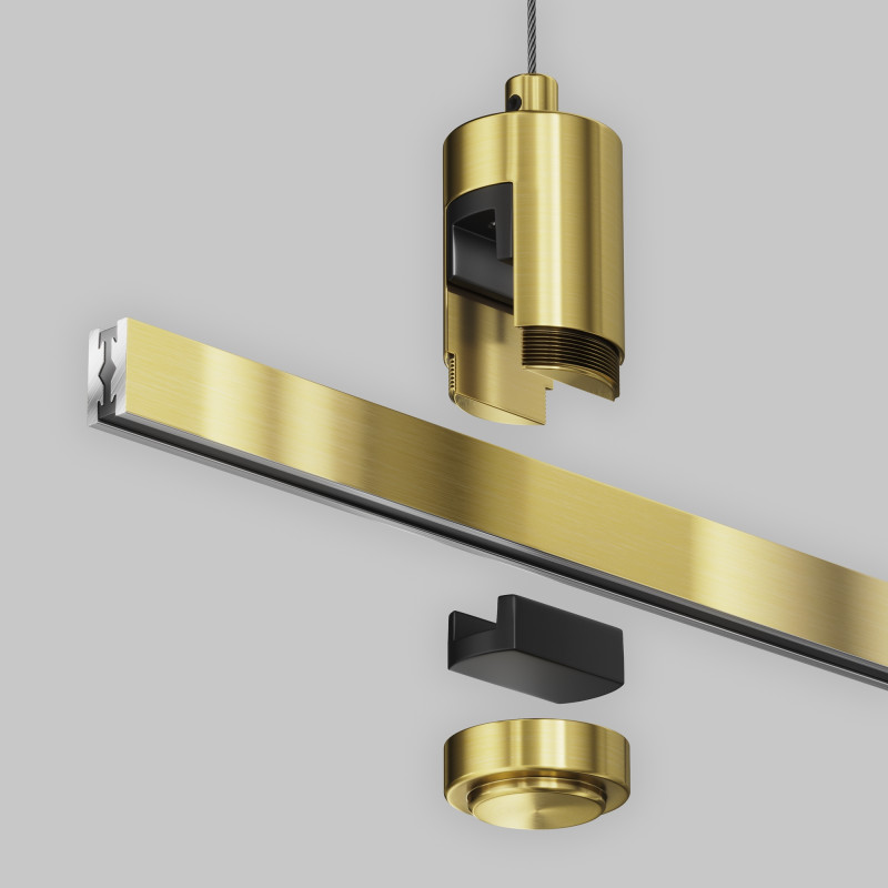 Подвес тросовый одинарный Maytoni Flarity TRA157SW-S1-BS, латунь