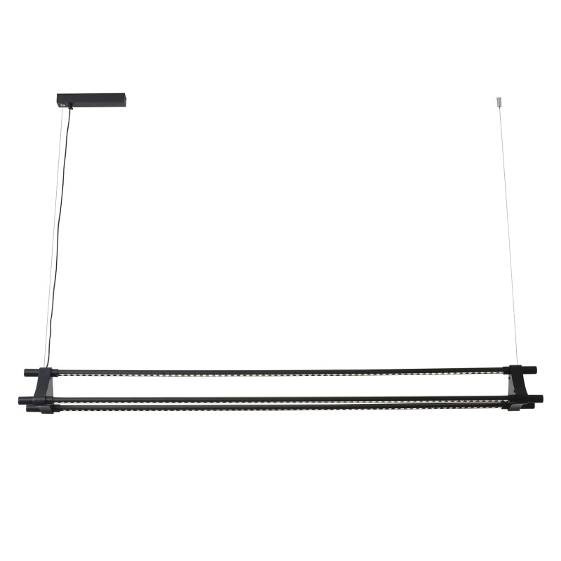 Светильник подвесной 138 см, 30W, 4000K, Crystal Lux CLT 071C L1400 BL, черный